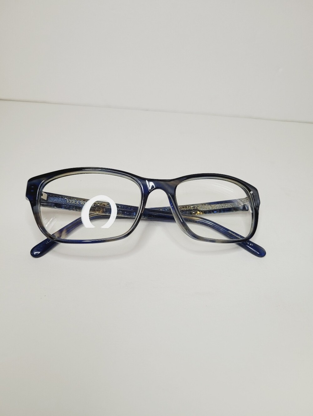 Vera Wang Inga BL Crystal Blue 149-16-130 Eyeglasses With Case No Scratches - Picture 1 of 7